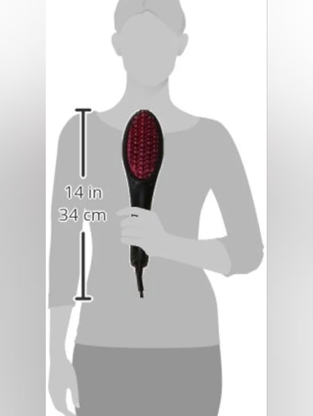 Simply Straight Ceramic Straightening Brush - Picture 2 of 5